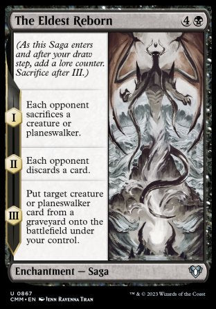 (867) Magic The Gathering Commander Masters: Extras Single: The Eldest Reborn  Uncommon