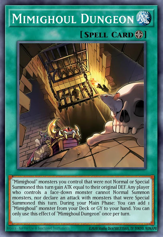(094) YuGiOh TCG INFO: The Infinite Forbidden Single: Mimighoul Dungeon (V.2 - Quarter Century Secret Rare)  Quarter Century Secret Rare