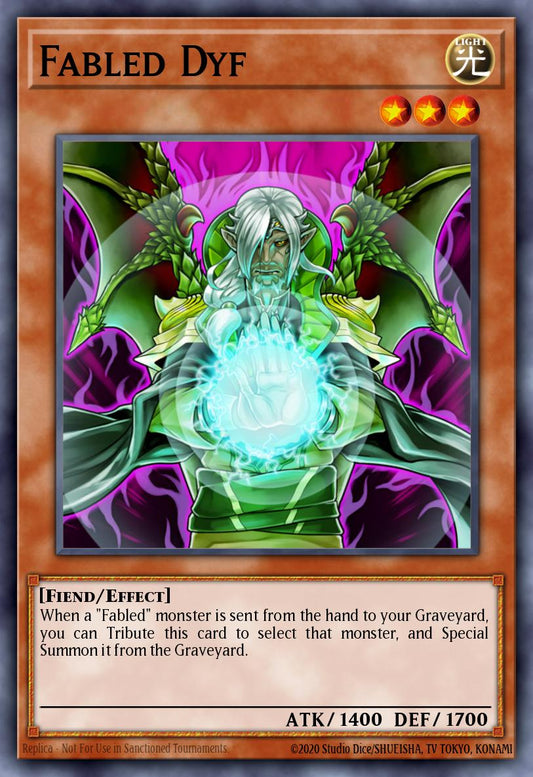 (133) YuGiOh TCG HAC1: Hidden Arsenal: Chapter 1 Single: Fabled Dyf (V.1 - Common)  Common