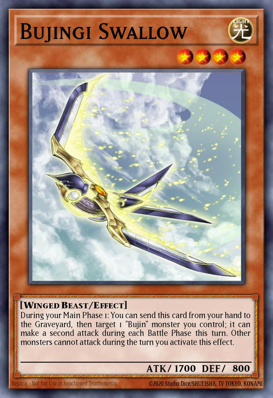 (209) YuGiOh TCG MP14: 2014 Mega-Tins Mega-Pack Single: Bujingi Swallow  Common