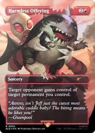 (868) Magic The Gathering Secret Lair Drop Series Single: Harmless Offering  Rare