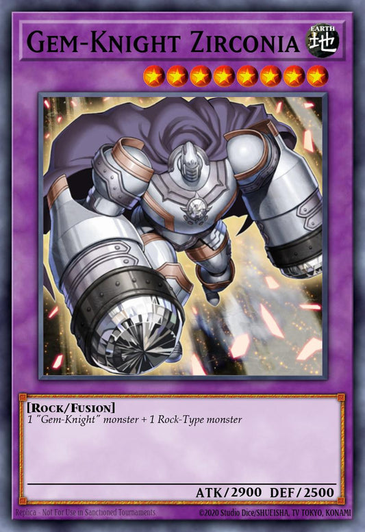 (142) YuGiOh TCG BLMM: Battles of Legend: Monster Mayhem Single: Gem-Knight Zirconia  Ultra Rare