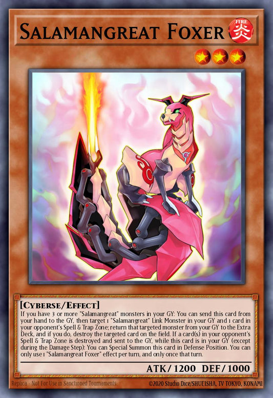 (004) YuGiOh TCG MP20: 2020 Tin of Lost Memories Mega Pack Single: Salamangreat Foxer  Common