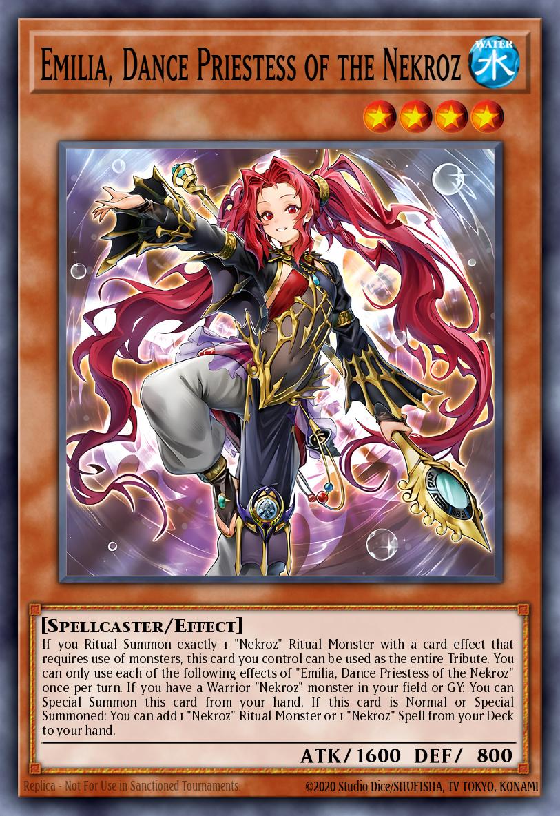 (025) YuGiOh TCG BLMM: Battles of Legend: Monster Mayhem Single: Emilia, Dance Priestess of the Nekroz (V.1 - Secret Rare)  Secret Rare