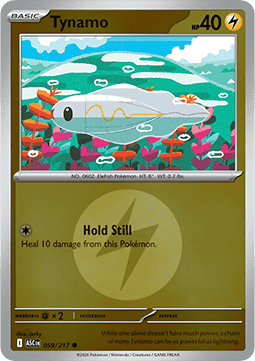 (059/217) Pokemon TCG Ascended Heroes: Additionals Single: Tynamo   Common (Energy Symbol Reverse Holo)