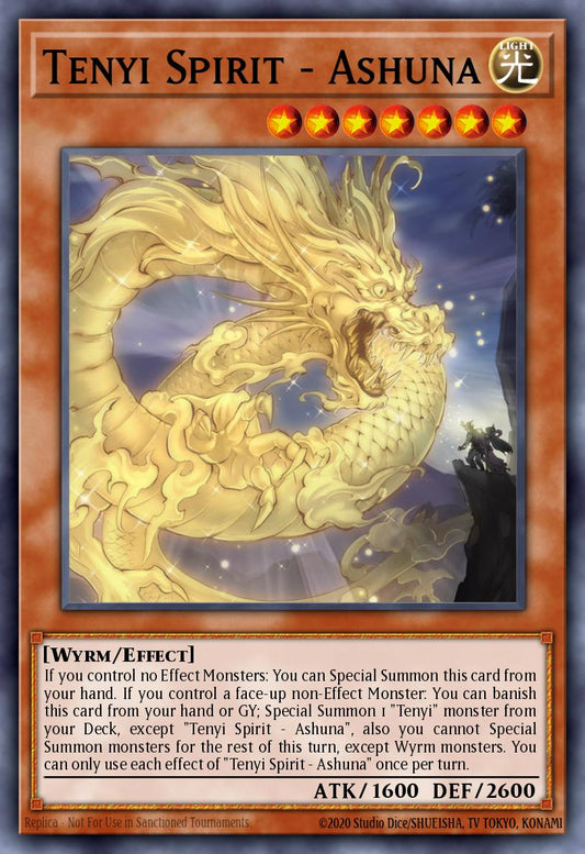 (161) YuGiOh TCG MP20: 2020 Tin of Lost Memories Mega Pack Single: Tenyi Spirit - Ashuna  Common