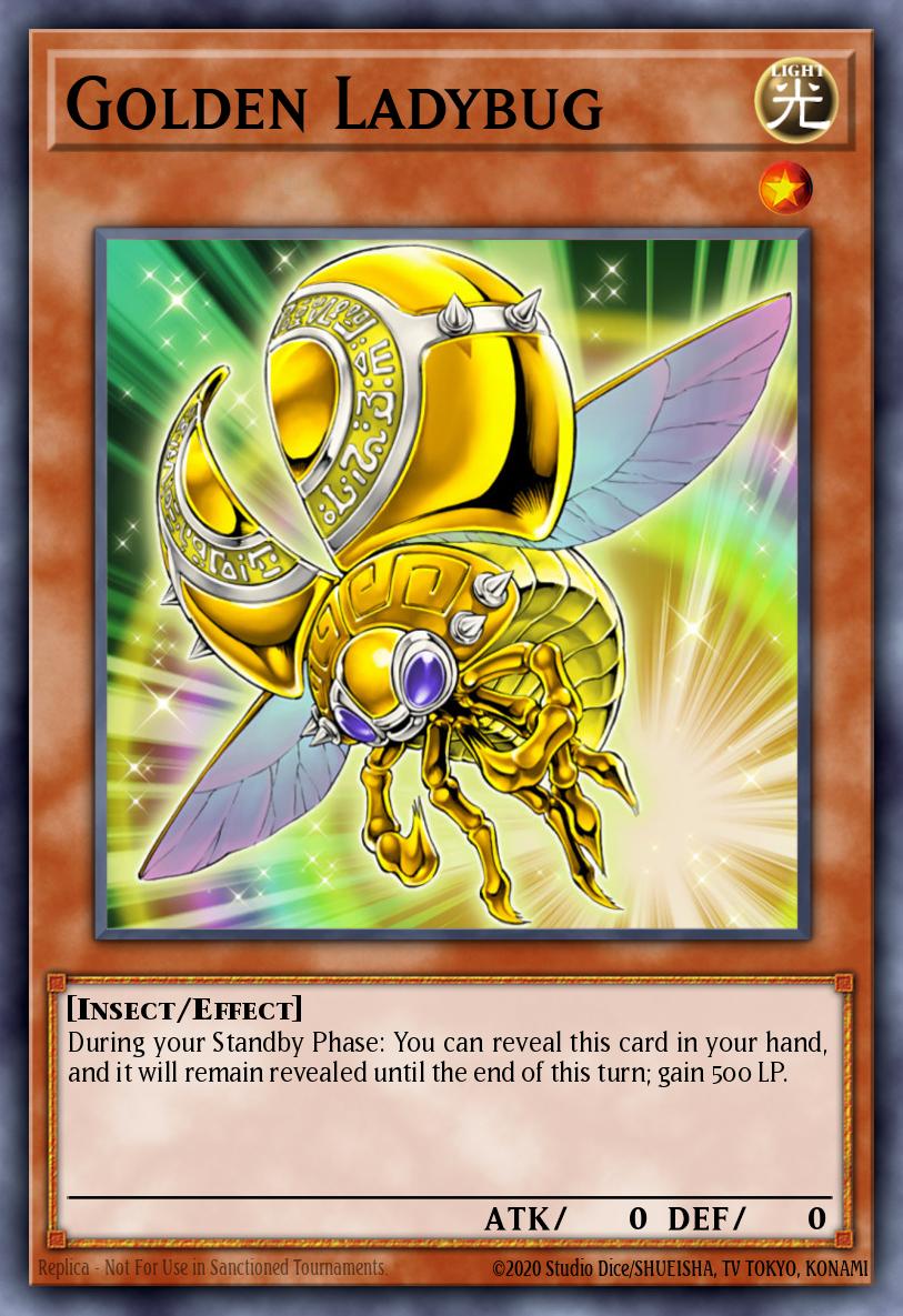 (036) YuGiOh TCG LODT: Light of Destruction Single: Golden Ladybug (V.2 - Rare)  Rare