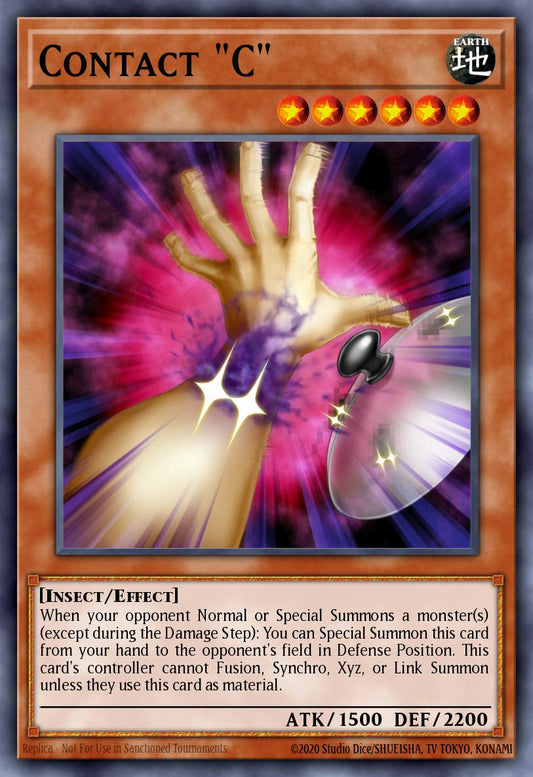 (007) YuGiOh TCG OP18: OTS Tournament Pack 18 Single: Contact C  Super Rare