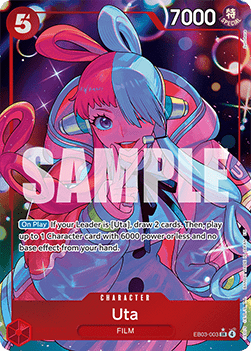 (003) One Piece TCG Heroines Edition Single: Uta (EB03-003) (V.2)  Alternate Art