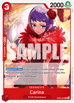 (004) One Piece TCG Heroines Edition Single: Carina (EB03-004) (V.1)  Common
