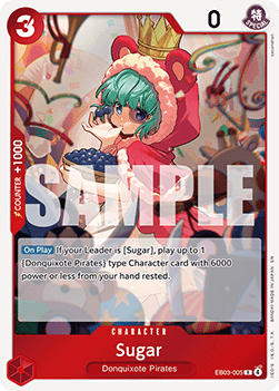 (005) One Piece TCG Heroines Edition Single: Sugar (EB03-005) (V.1)  Rare