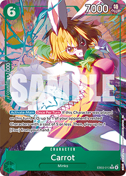 (013) One Piece TCG Heroines Edition Single: Carrot (EB03-013) (V.2)  Alternate Art