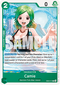 (015) One Piece TCG Heroines Edition Single: Camie (EB03-015) (V.1)  Common