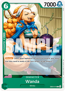 (019) One Piece TCG Heroines Edition Single: Wanda (EB03-019) (V.1)  Common