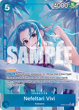 (024) One Piece TCG Heroines Edition Single: Nefeltari Vivi (EB03-024) (V.2)  Alternate Art