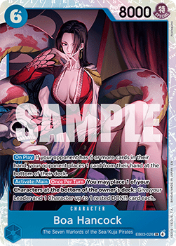 (EB03-026) One Piece TCG Heroines Edition Single: Boa Hancock (EB03-026) (V.1)  Super Rare