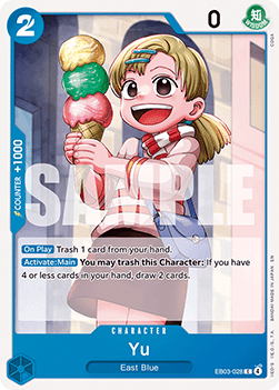 (028) One Piece TCG Heroines Edition Single: Yu (EB03-028) (V.1)  Common