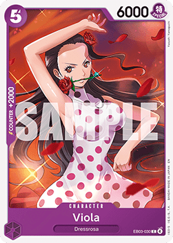 (030) One Piece TCG Heroines Edition Single: Viola (EB03-030) (V.1)  Common