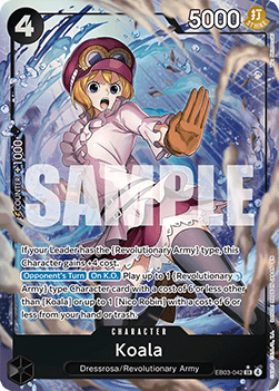 (042) One Piece TCG Heroines Edition Single: Koala (EB03-042) (V.2)  Alternate Art