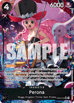 (045) One Piece TCG Heroines Edition Single: Perona (EB03-045) (V.2)  Alternate Art
