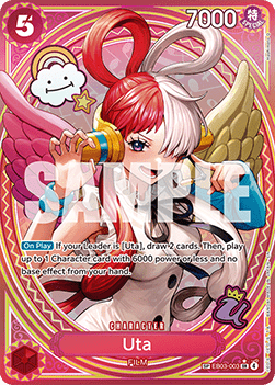 (003) One Piece TCG Heroines Edition Single: Uta (EB03-003) (V.3)  Special Rare