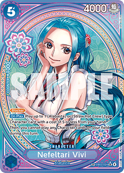 (024) One Piece TCG Heroines Edition Single: Nefeltari Vivi (EB03-024) (V.3)  Special Rare