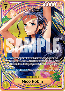 (055) One Piece TCG Heroines Edition Single: Nico Robin (EB03-055) (V.3)  Special Rare
