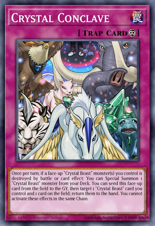 (070) YuGiOh TCG MP19: 2019 Gold Sarcophagus Tin Mega Pack Single: Crystal Conclave  Common