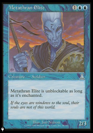 (038) Magic The Gathering The List Single: Metathran Elite  Uncommon