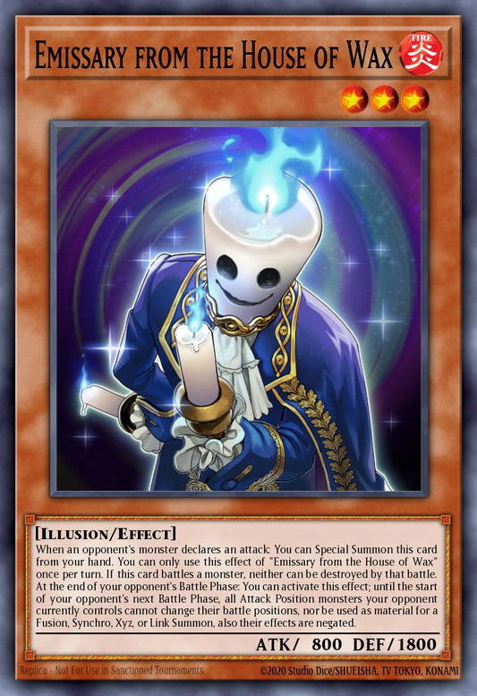 (030) YuGiOh TCG PHNI: Phantom Nightmare Single: Emissary from the House of Wax  Super Rare
