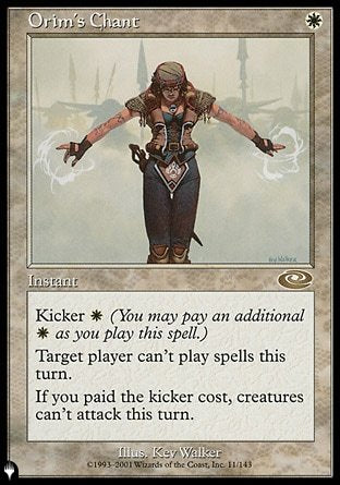 (011) Magic The Gathering The List Single: Orim's Chant  Rare