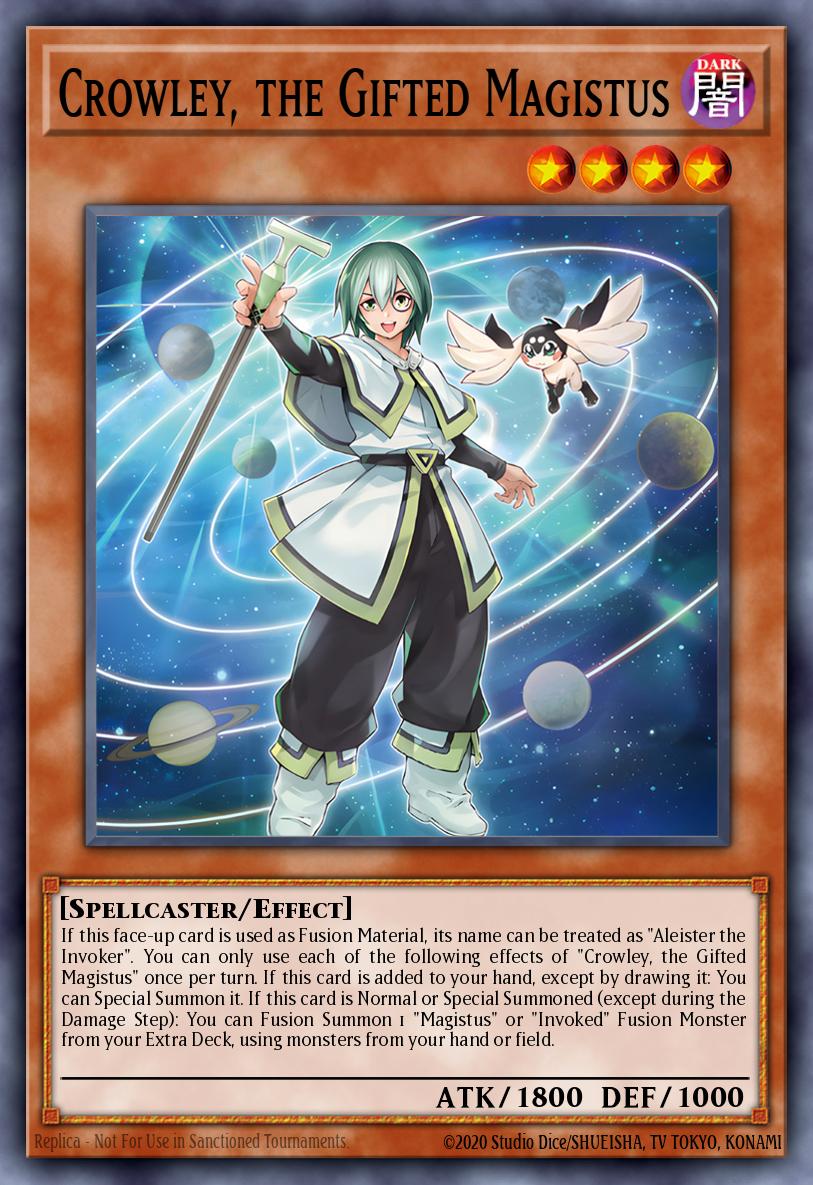(044) YuGiOh TCG BLMM: Battles of Legend: Monster Mayhem Single: Crowley, the Gifted Magistus  Secret Rare
