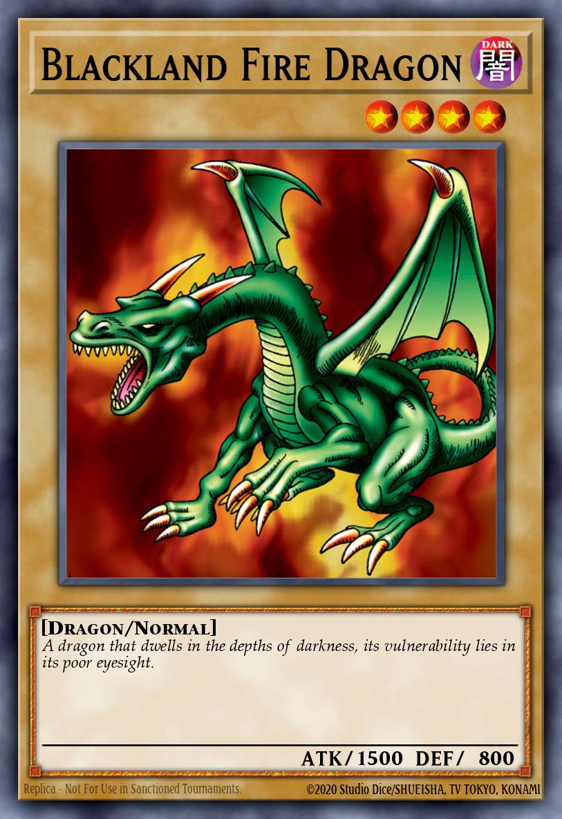 (036) YuGiOh TCG DB2: Dark Beginning 2 Single: Blackland Fire Dragon  Common