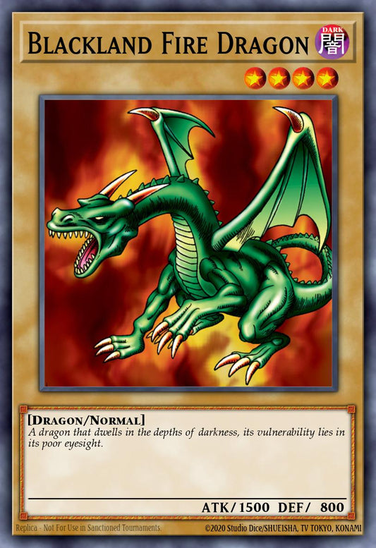 (062) YuGiOh TCG MRD: Metal Raiders Single: Blackland Fire Dragon (V.2 - Common)  Common