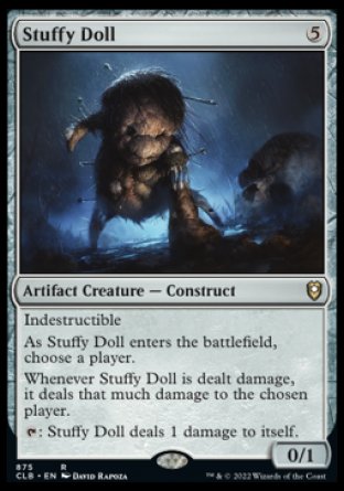 (875) Magic The Gathering Commander Legends: Battle for Baldur's Gate: Extras Single: Stuffy Doll  Rare