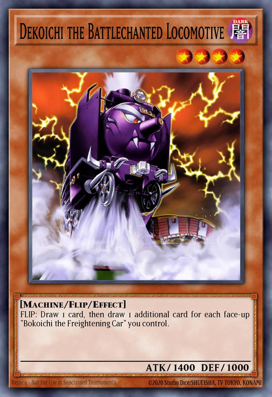(144) YuGiOh TCG RA03: Quarter Century Bonanza Single: Dekoichi the Battlechanted Locomotive (V.2 - Quarter Century Secret Rare)  Quarter Century Secret Rare