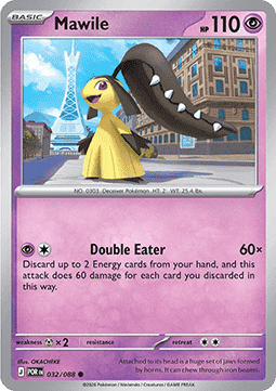 (032/088) Pokemon TCG Perfect Order Single: Mawile  Reverse Holo Common