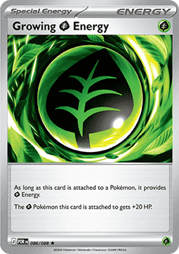 (086/088) Pokemon TCG Perfect Order Single: Growing [G] Energy  Rare