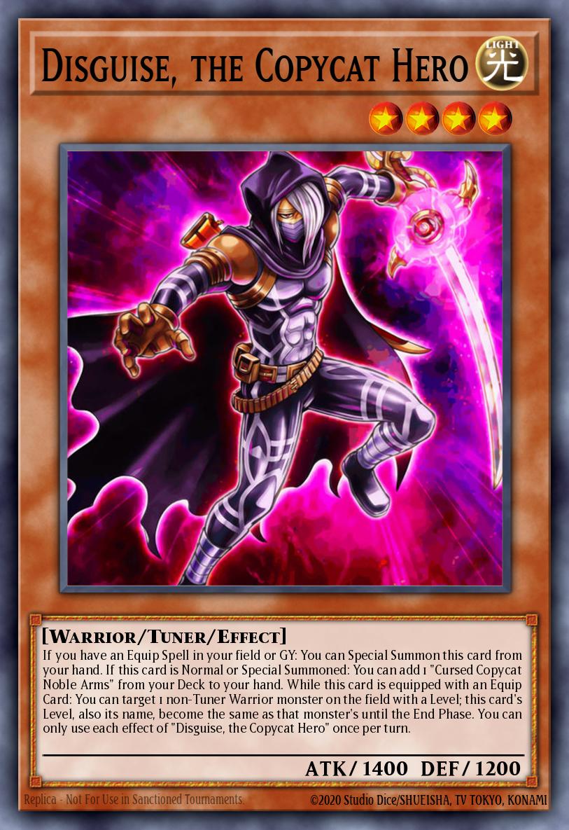 (081) YuGiOh TCG DOOD: Doom of Dimensions Single: Disguise, the Copycat Hero  Common