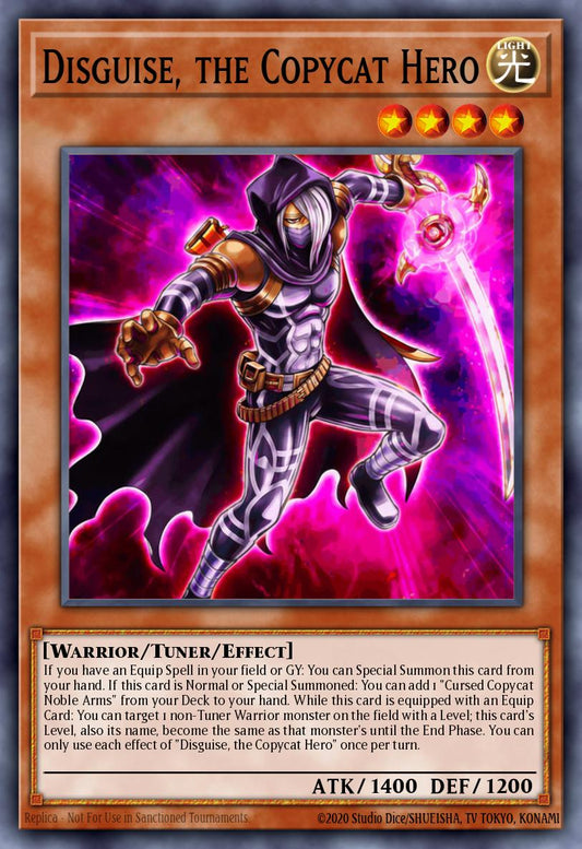 (081) YuGiOh TCG DOOD: Doom of Dimensions Single: Disguise, the Copycat Hero  Common