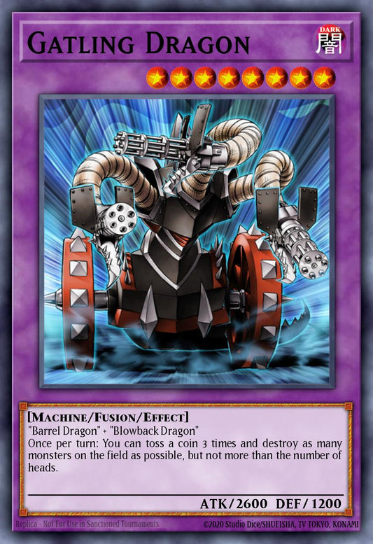 (267) YuGiOh TCG LCJW: Legendary Collection 4: Mega Pack Single: Gatling Dragon  Common