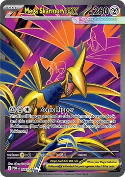 (106/088) Pokemon TCG Perfect Order Single: Mega Skarmory ex   Ultra Rare