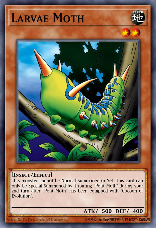 (007) YuGiOh TCG MRD: Metal Raiders Single: Larvae Moth (V.1 - Common)  Common