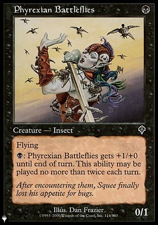 (114) Magic The Gathering The List Single: Phyrexian Battleflies  Common