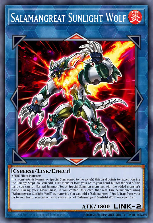 (020) YuGiOh TCG MP20: 2020 Tin of Lost Memories Mega Pack Single: Salamangreat Sunlight Wolf  Common