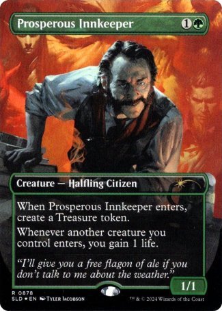 (878) Magic The Gathering Secret Lair Drop Series Single: Prosperous Innkeeper Holo Rare