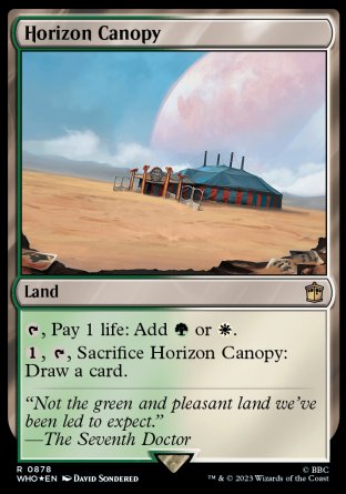 (878) Magic The Gathering Universes Beyond: Doctor Who: Extras Single: Horizon Canopy (V.2)  Rare