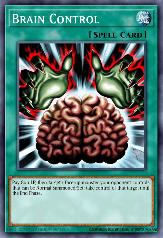 (154) YuGiOh TCG RA03: Quarter Century Bonanza Single: Brain Control (V.2 - Quarter Century Secret Rare)  Quarter Century Secret Rare