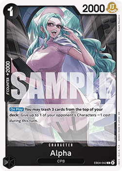 (EB04-042) One Piece TCG Adventure on Kami’s Island Single: Alpha (EB04-042)  Common