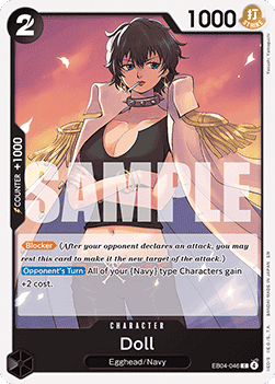 (EB04-046) One Piece TCG Adventure on Kami’s Island Single: Doll (EB04-046)  Common